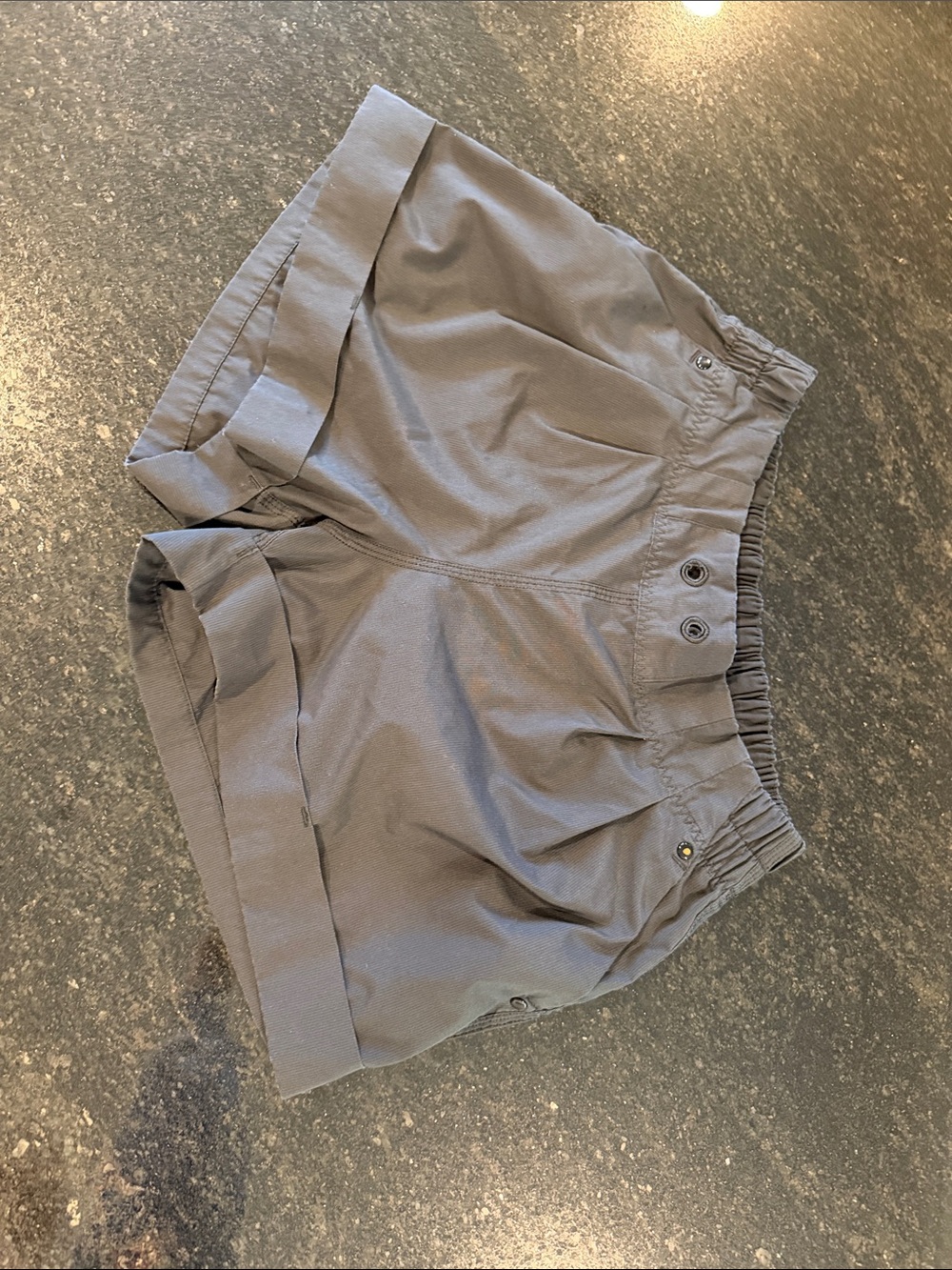 Lululemon Black Elastic Waist Shorts, Size 2